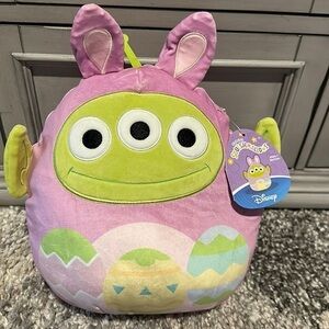 Disney Pixar 10" squishmallow toy story alien hold an egg